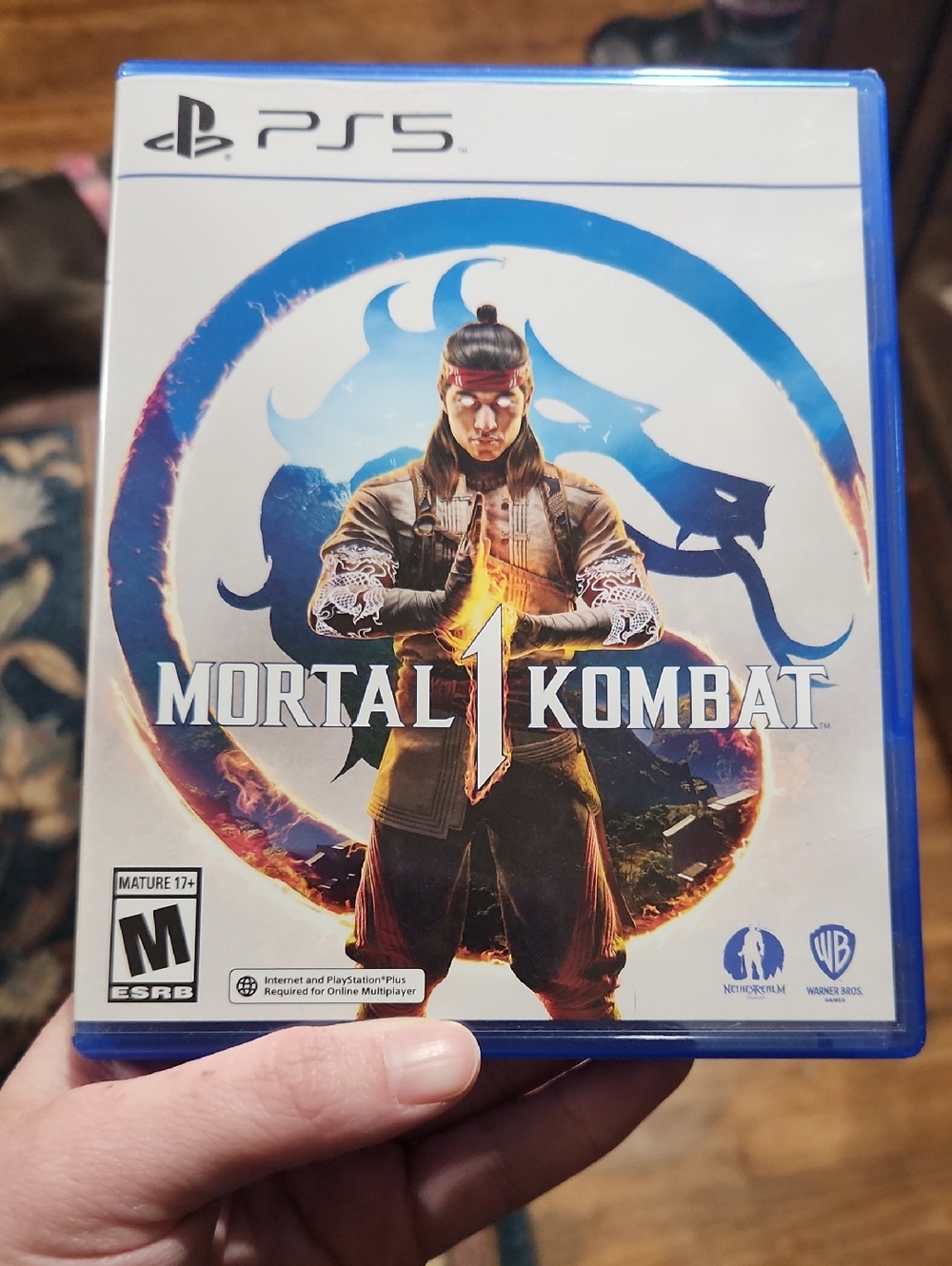 Warner Bros. Mortal Kombat 1 PS5 - White & Blue Cover